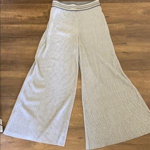 Brand New Anthropologie Glittery Silver Pants!